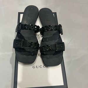 COPY - GUCCI RUBBER SANDALS size 38
